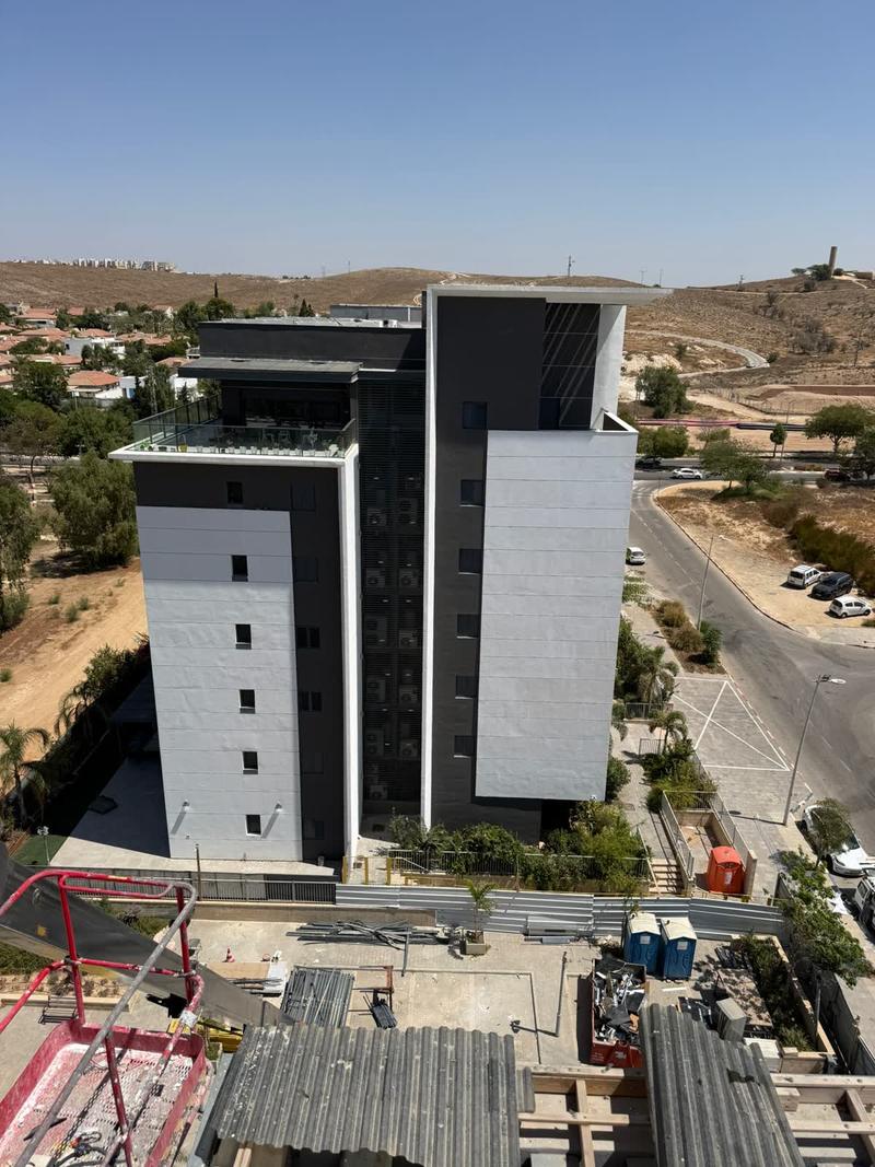 הבניין בסיום הפרויקט, מבט מלמעלה